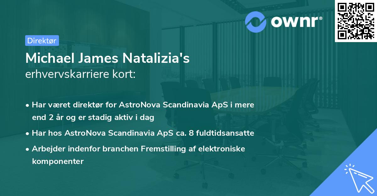 Michael James Natalizia's erhvervskarriere kort