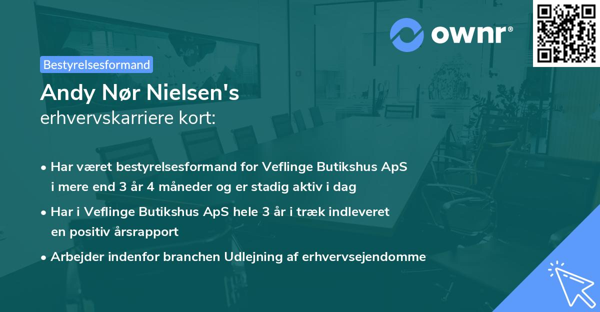 Andy Nør Nielsen's erhvervskarriere kort