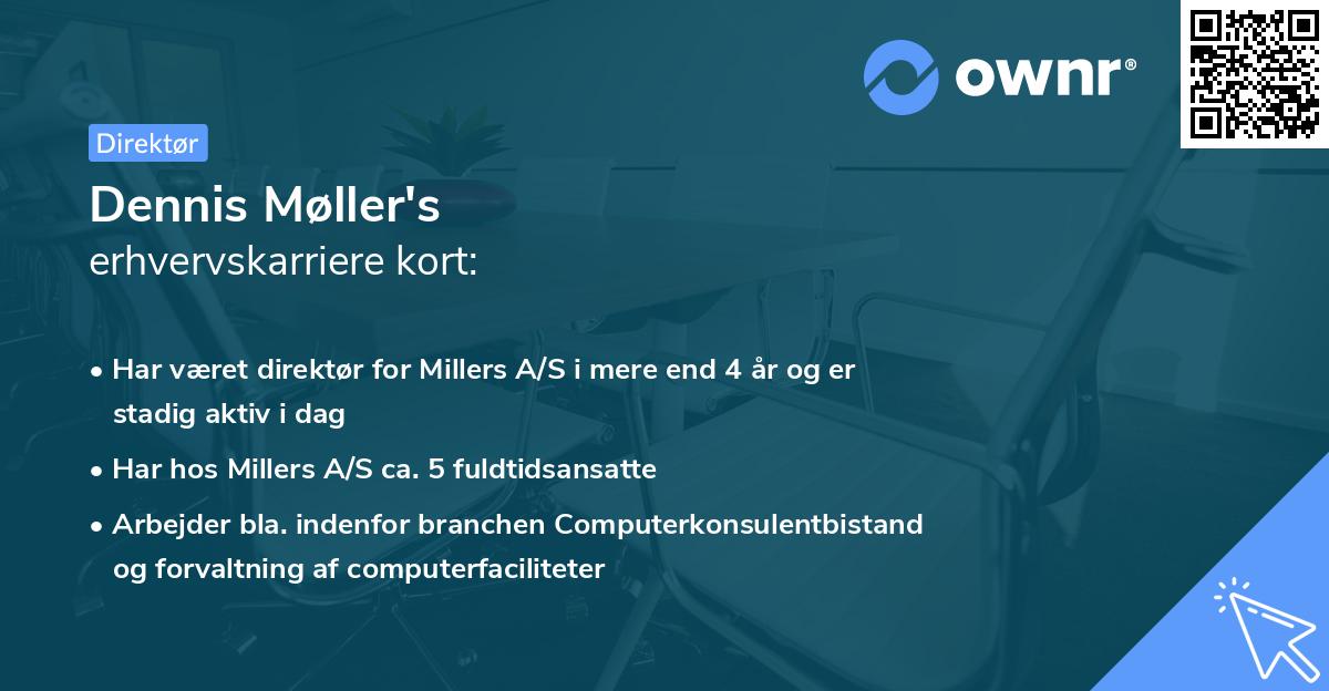 Dennis Møller's erhvervskarriere kort