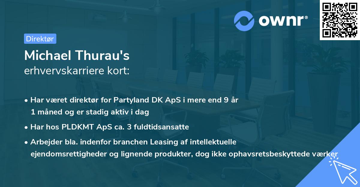 Michael Thurau's erhvervskarriere kort