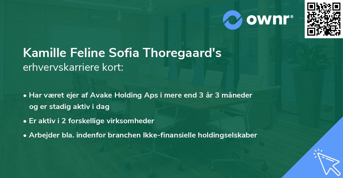 Kamille Feline Sofia Thoregaard's erhvervskarriere kort
