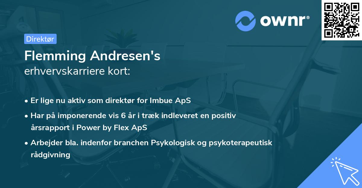 Flemming Andresen's erhvervskarriere kort