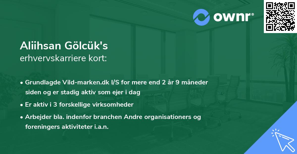 Aliihsan Gölcük's erhvervskarriere kort