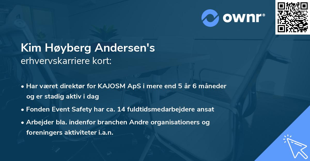 Kim Høyberg Andersen's erhvervskarriere kort