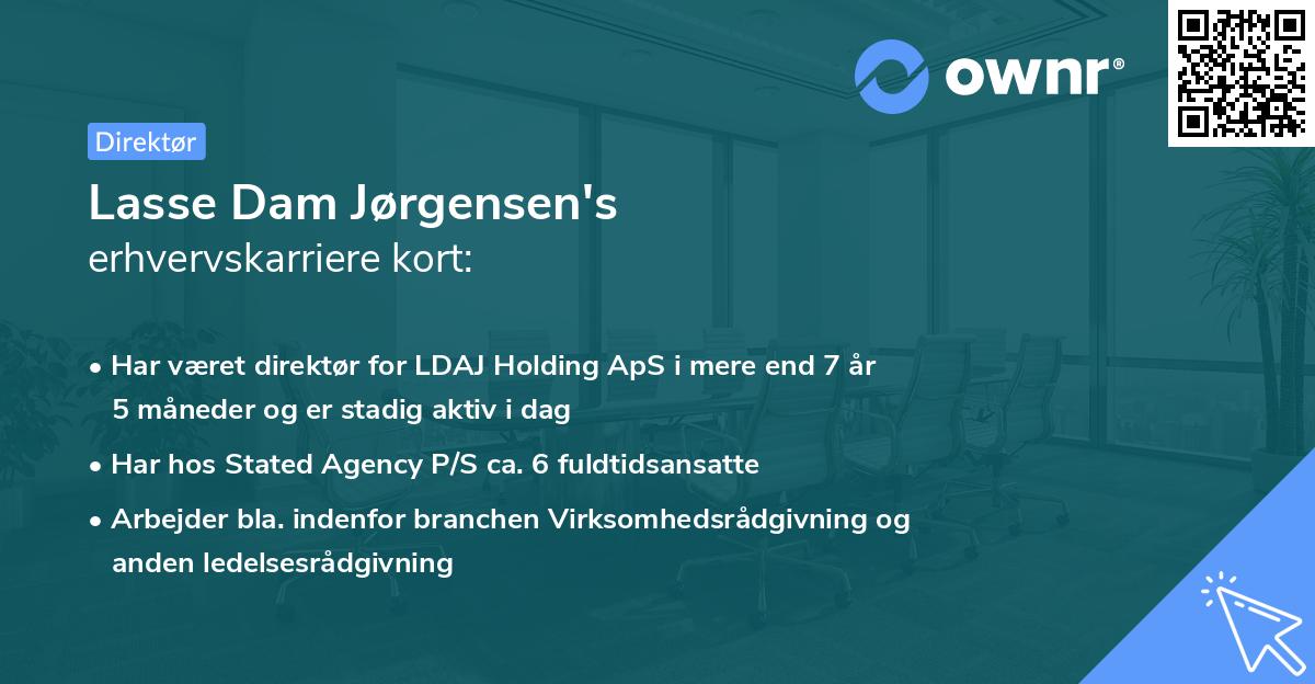 Lasse Dam Jørgensen's erhvervskarriere kort
