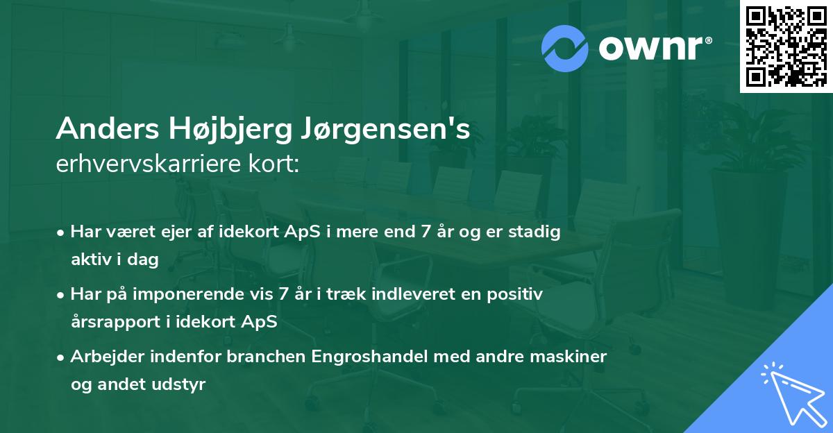 Anders Højbjerg Jørgensen's erhvervskarriere kort