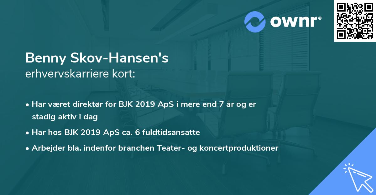 Benny Skov-Hansen's erhvervskarriere kort