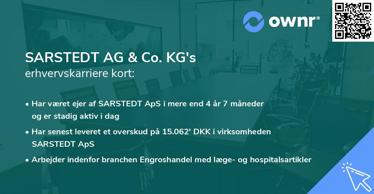 SARSTEDT AG & Co. KG's erhvervskarriere kort