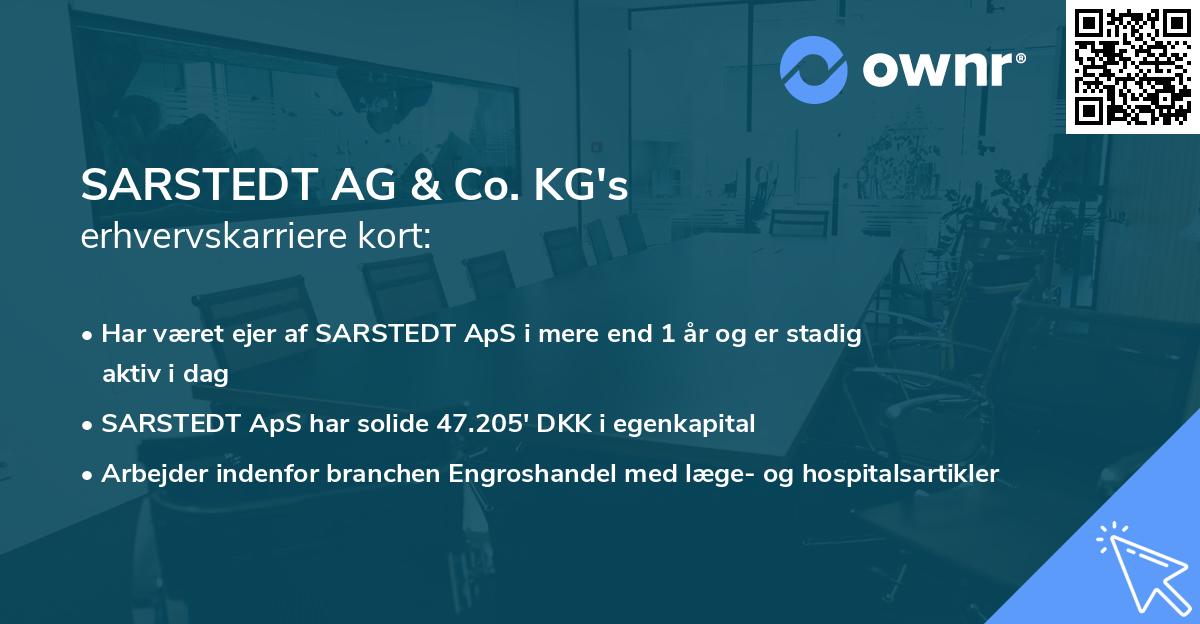SARSTEDT AG & Co. KG's erhvervskarriere kort