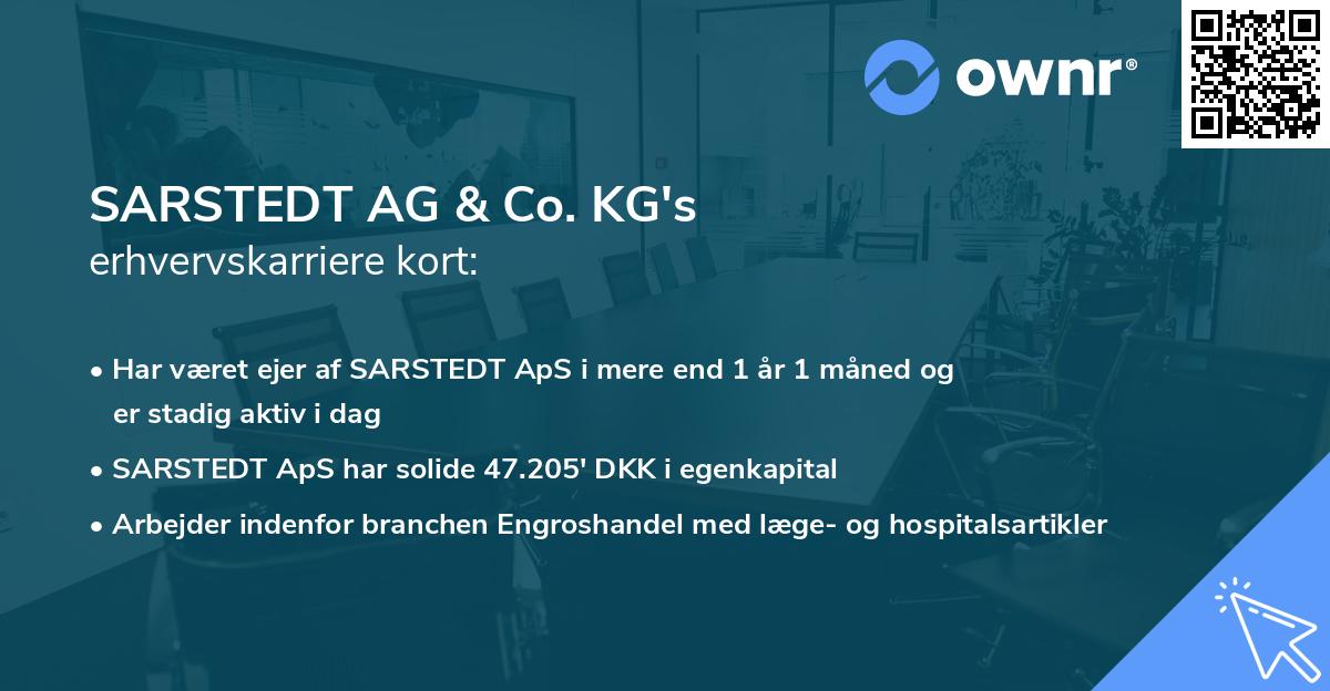 SARSTEDT AG & Co. KG's erhvervskarriere kort