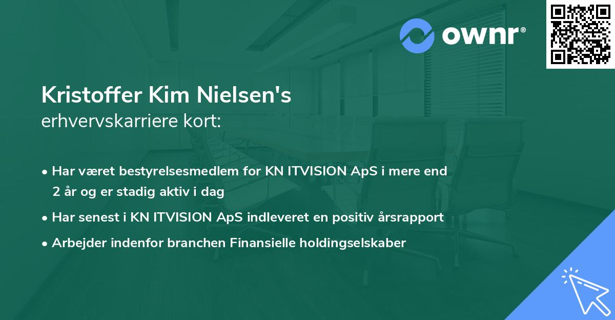 Kristoffer Kim Nielsen's erhvervskarriere kort