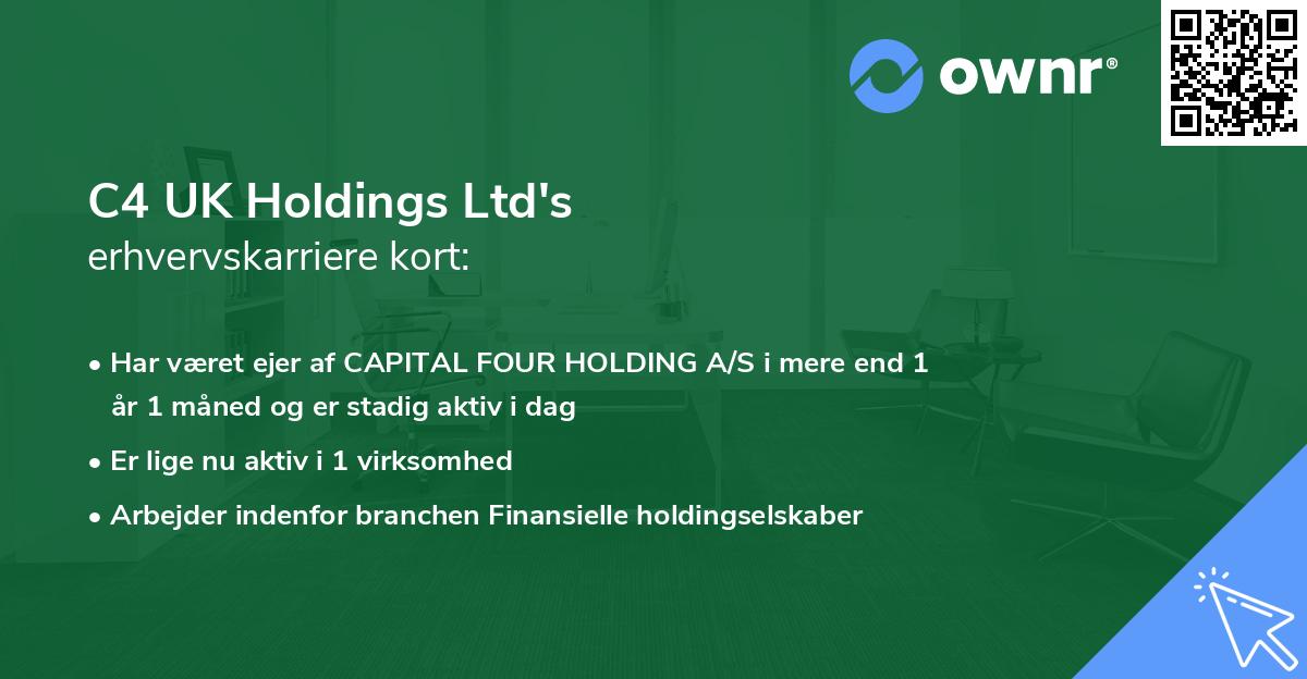 C4 UK Holdings Ltd's erhvervskarriere kort