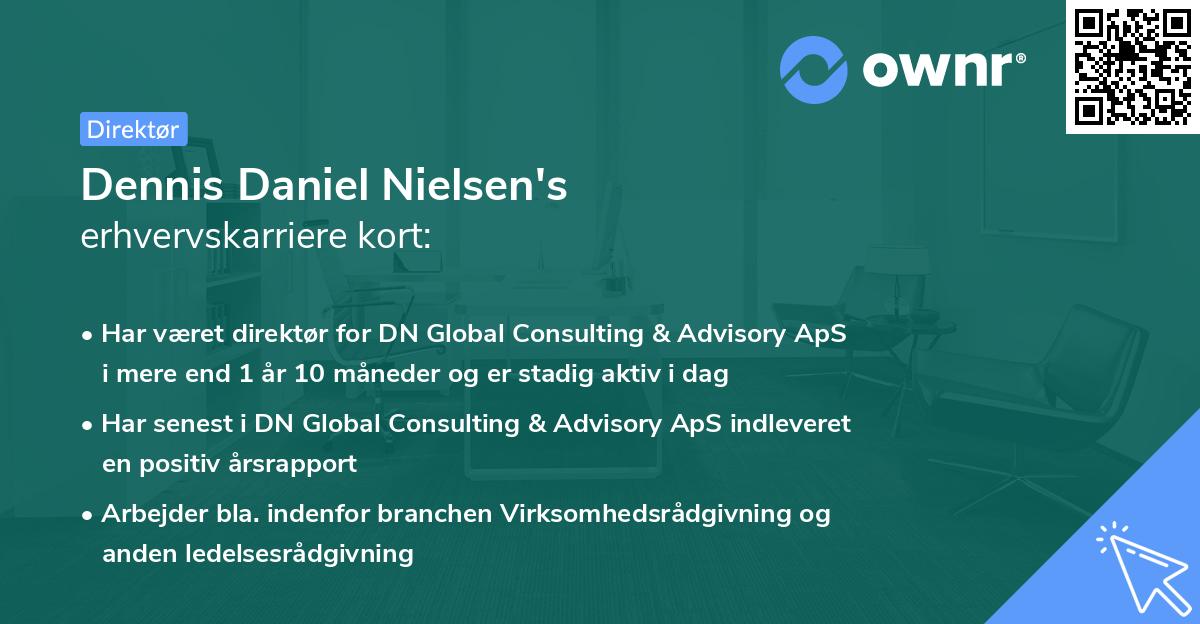 Dennis Daniel Nielsen's erhvervskarriere kort