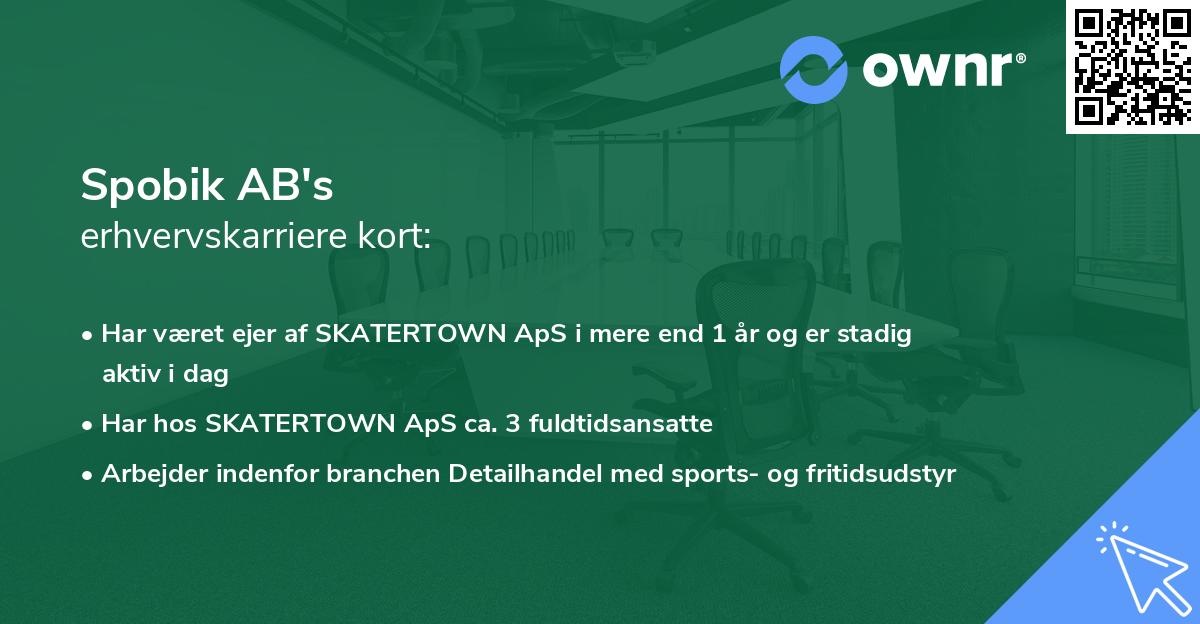 Spobik AB's erhvervskarriere kort