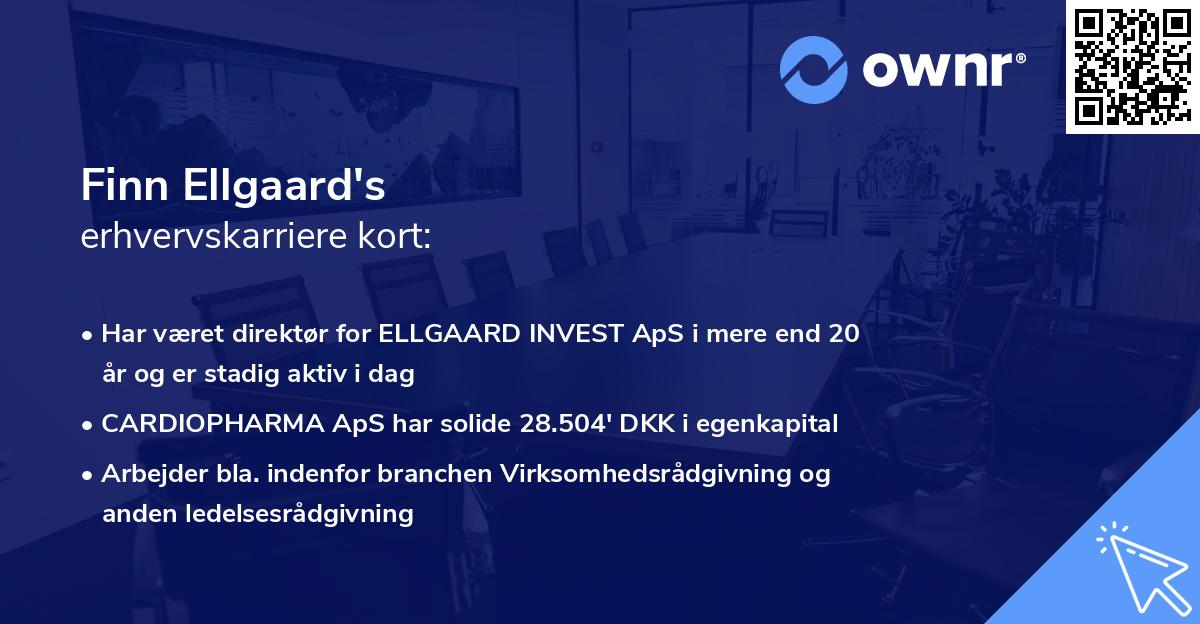 Finn Ellgaard's erhvervskarriere kort