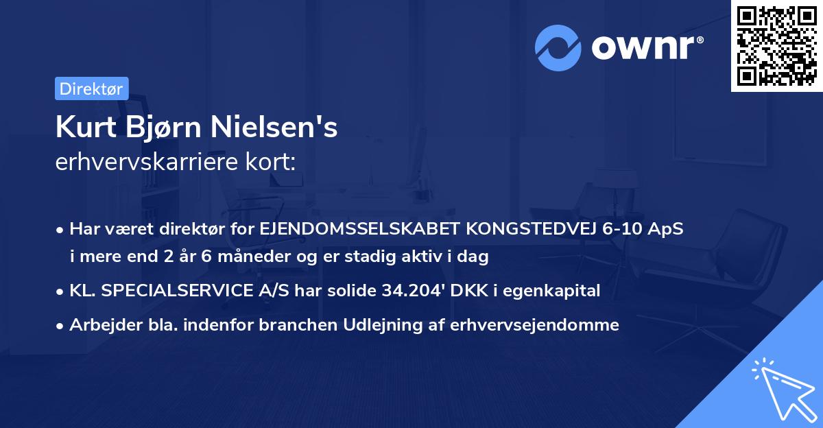 Kurt Bjørn Nielsen's erhvervskarriere kort