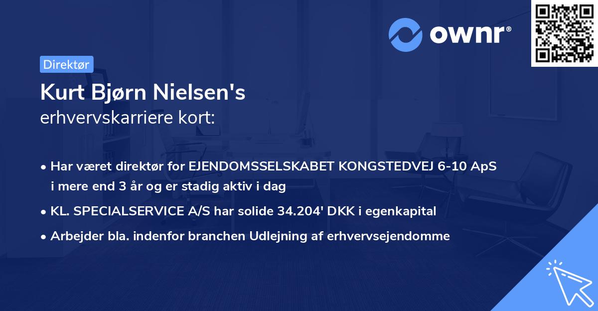 Kurt Bjørn Nielsen's erhvervskarriere kort