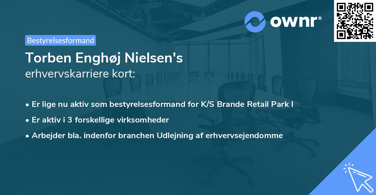 Torben Enghøj Nielsen's erhvervskarriere kort