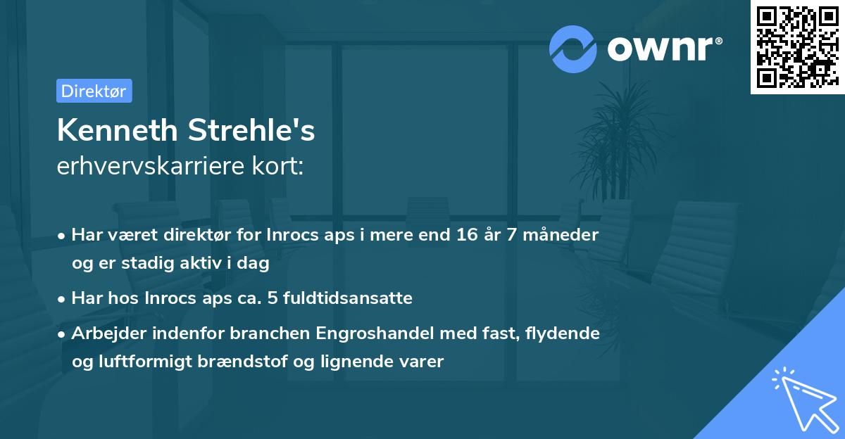 Kenneth Strehle's erhvervskarriere kort