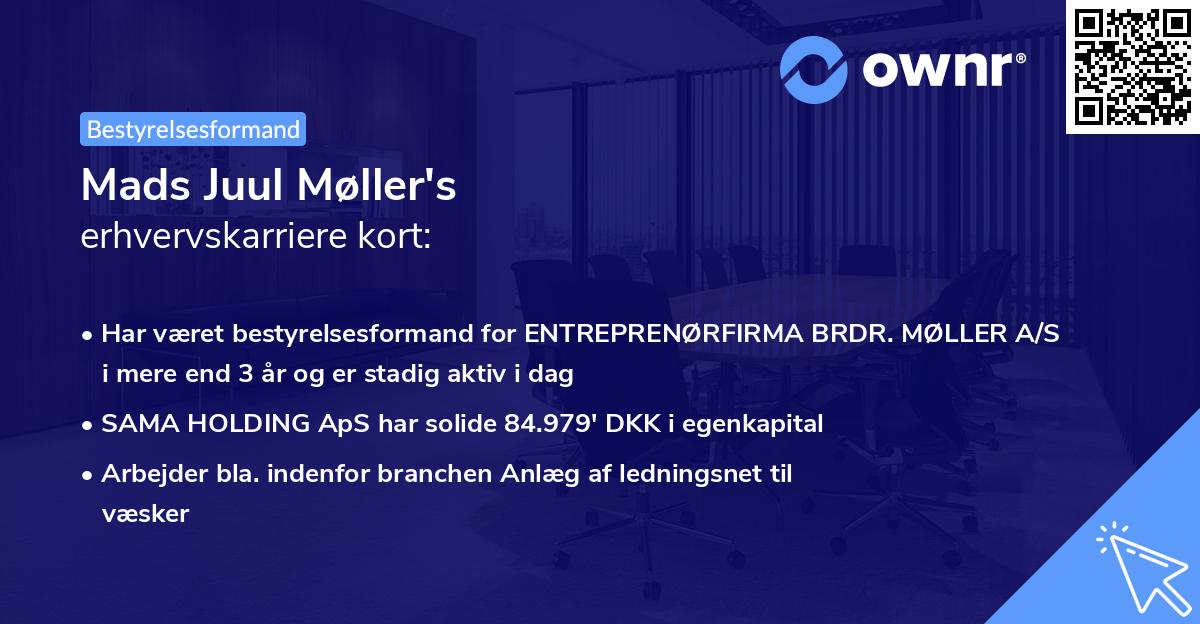 Mads Juul Møller's erhvervskarriere kort