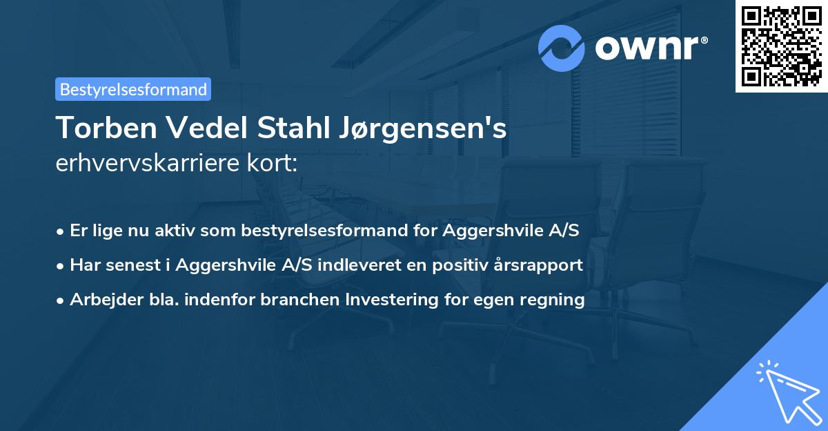 Torben Vedel Stahl Jørgensen's erhvervskarriere kort