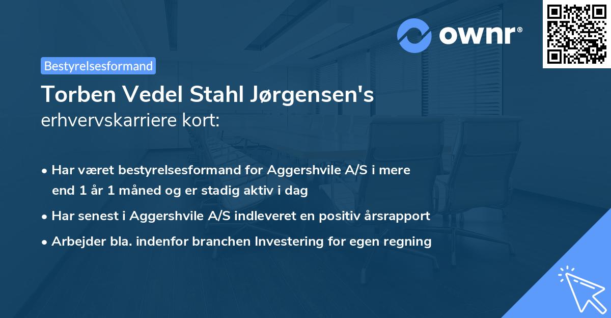 Torben Vedel Stahl Jørgensen's erhvervskarriere kort