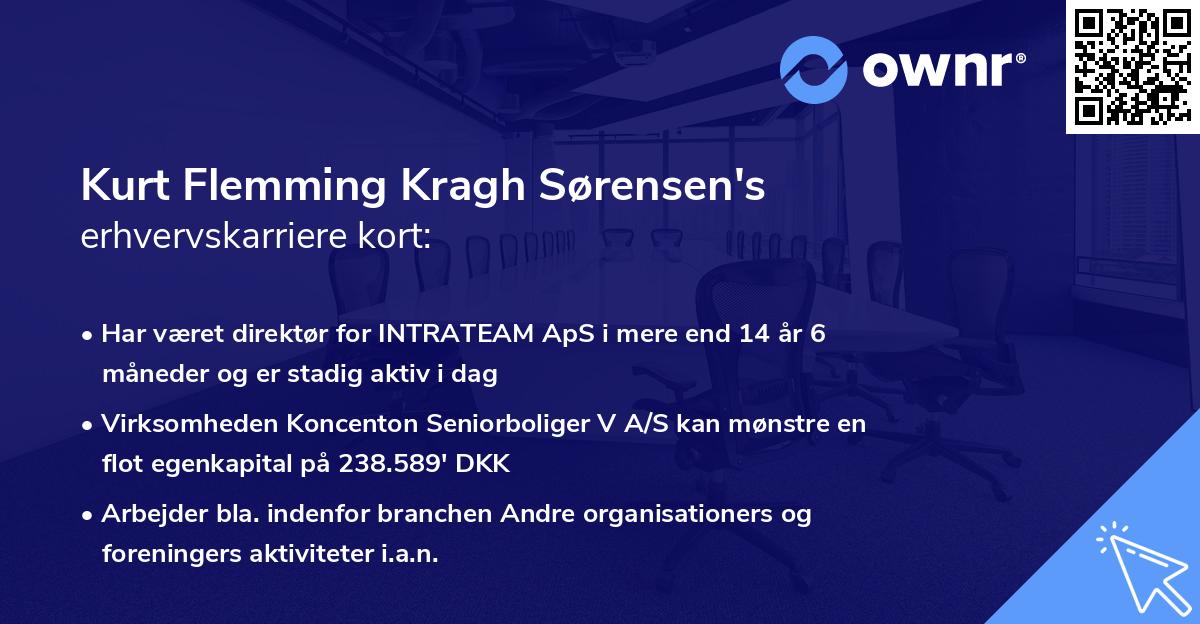 Kurt Flemming Kragh Sørensen's erhvervskarriere kort