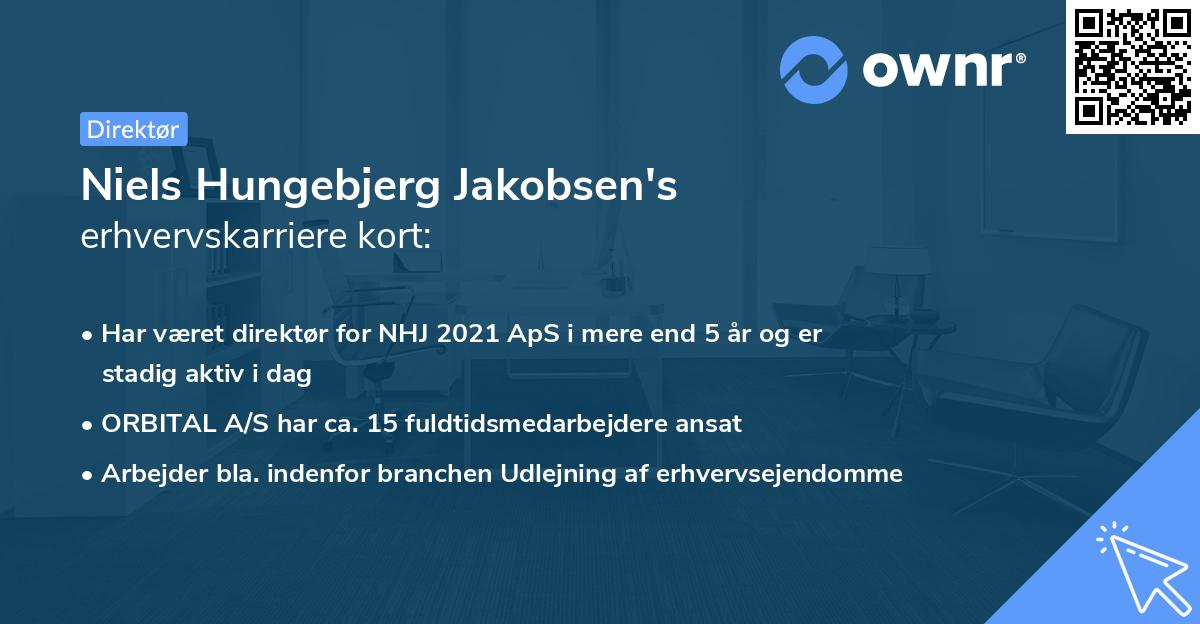 Niels Hungebjerg Jakobsen's erhvervskarriere kort