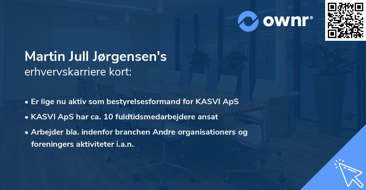 Martin Jull Jørgensen's erhvervskarriere kort