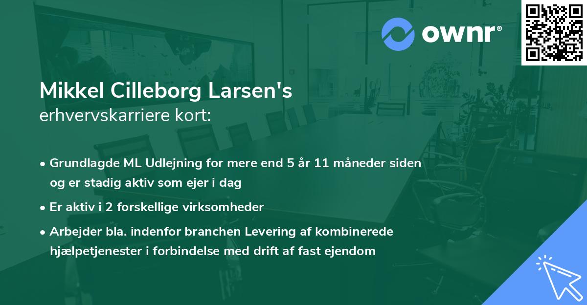 Mikkel Cilleborg Larsen's erhvervskarriere kort