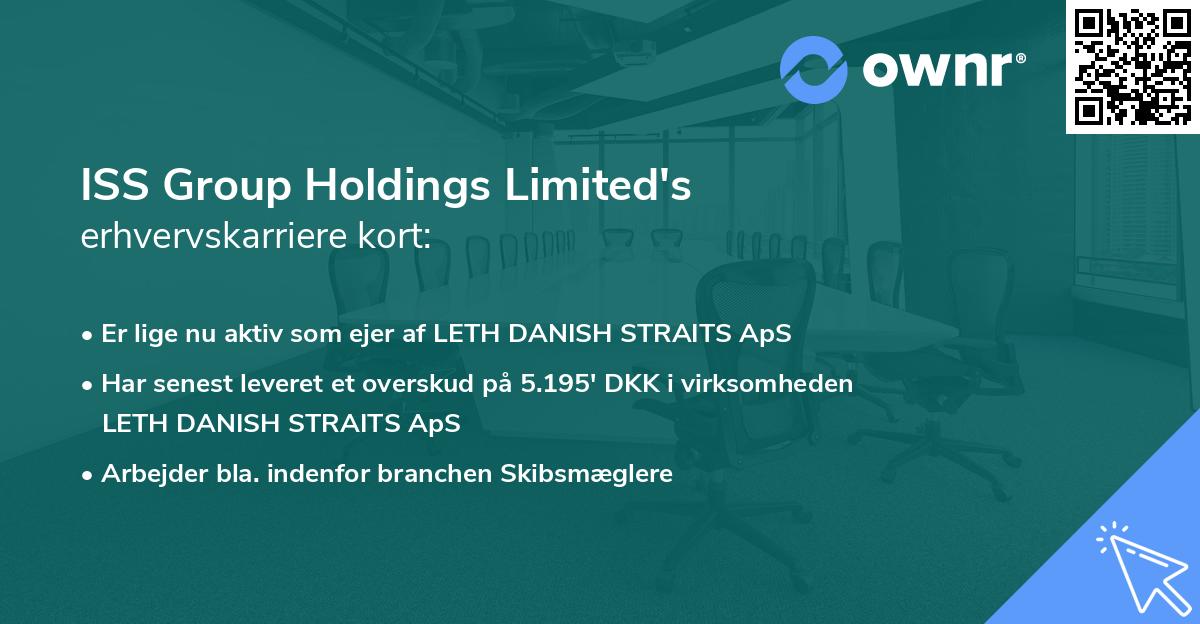 ISS Group Holdings Limited's erhvervskarriere kort