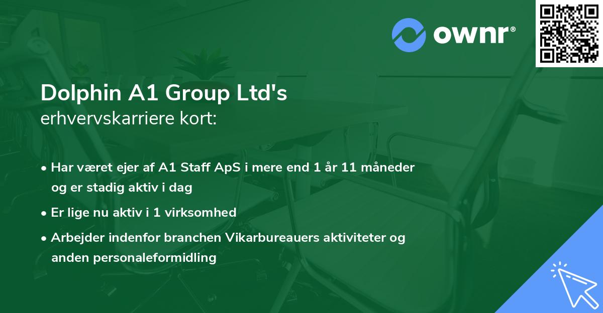 Dolphin A1 Group Ltd's erhvervskarriere kort