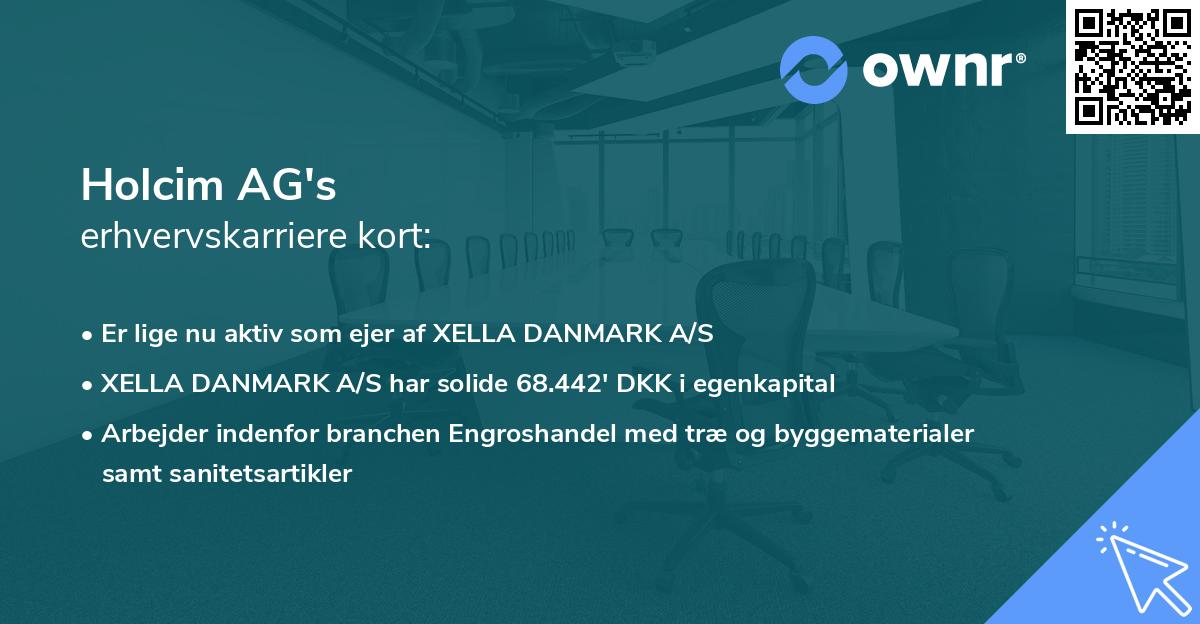 Holcim AG's erhvervskarriere kort
