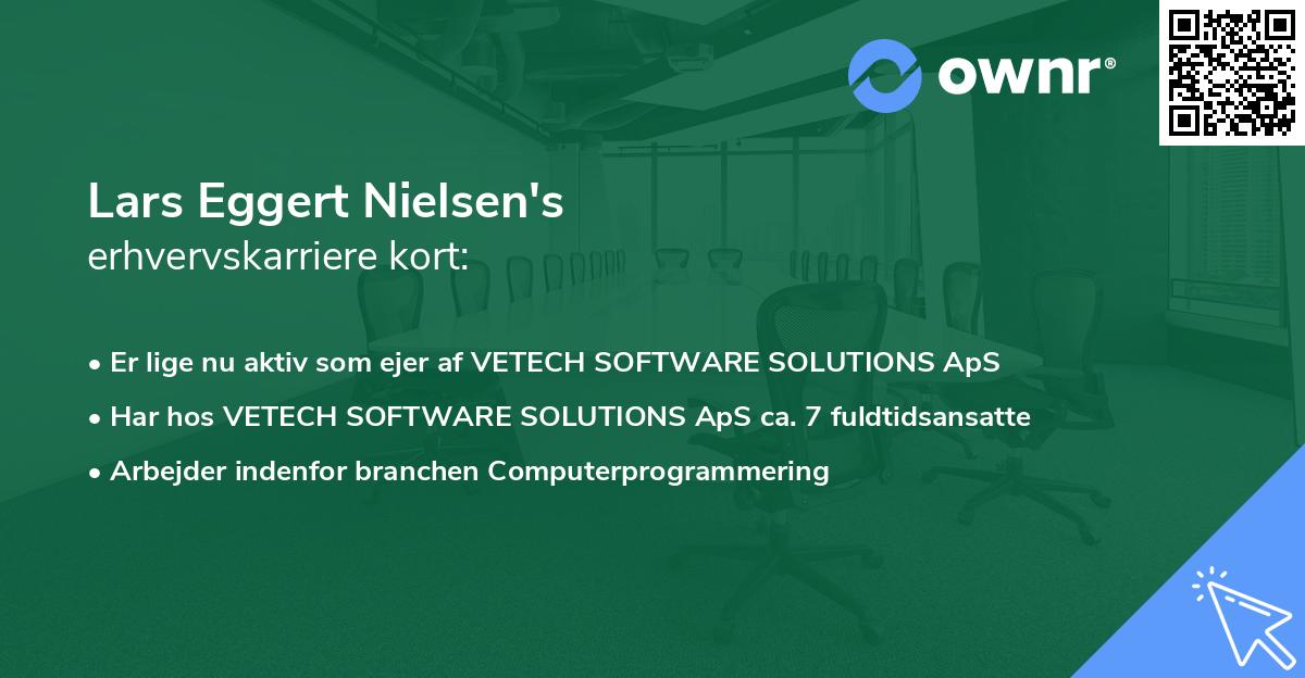 Lars Eggert Nielsen's erhvervskarriere kort