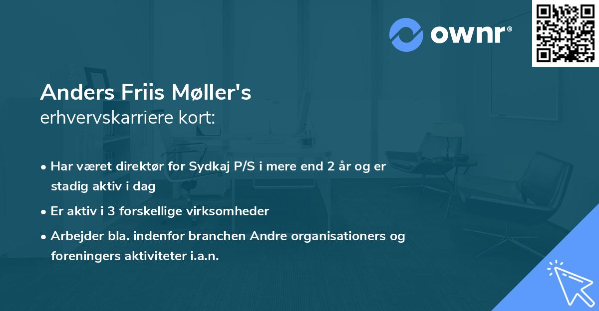 Anders Friis Møller's erhvervskarriere kort