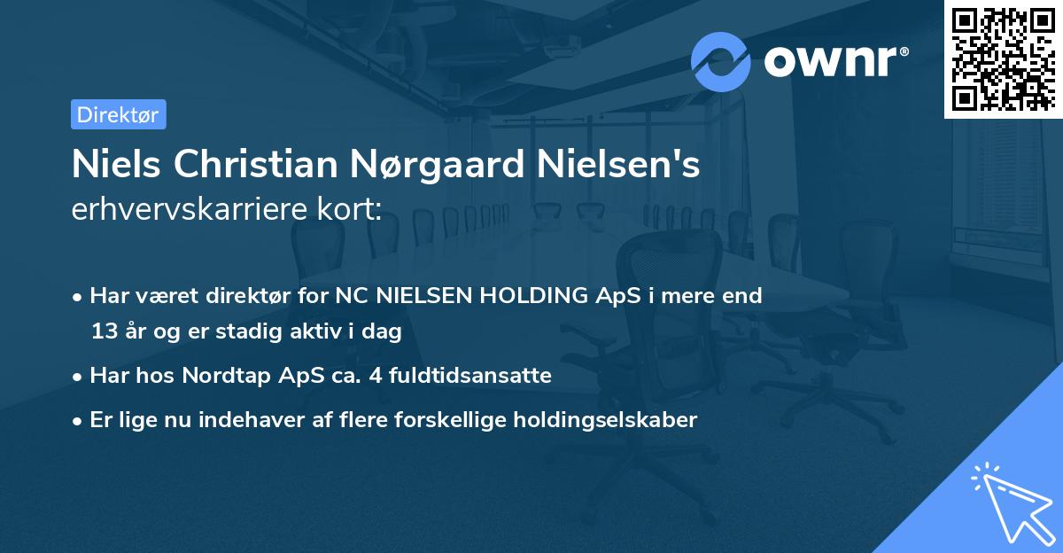 Niels Christian Nørgaard Nielsen's erhvervskarriere kort