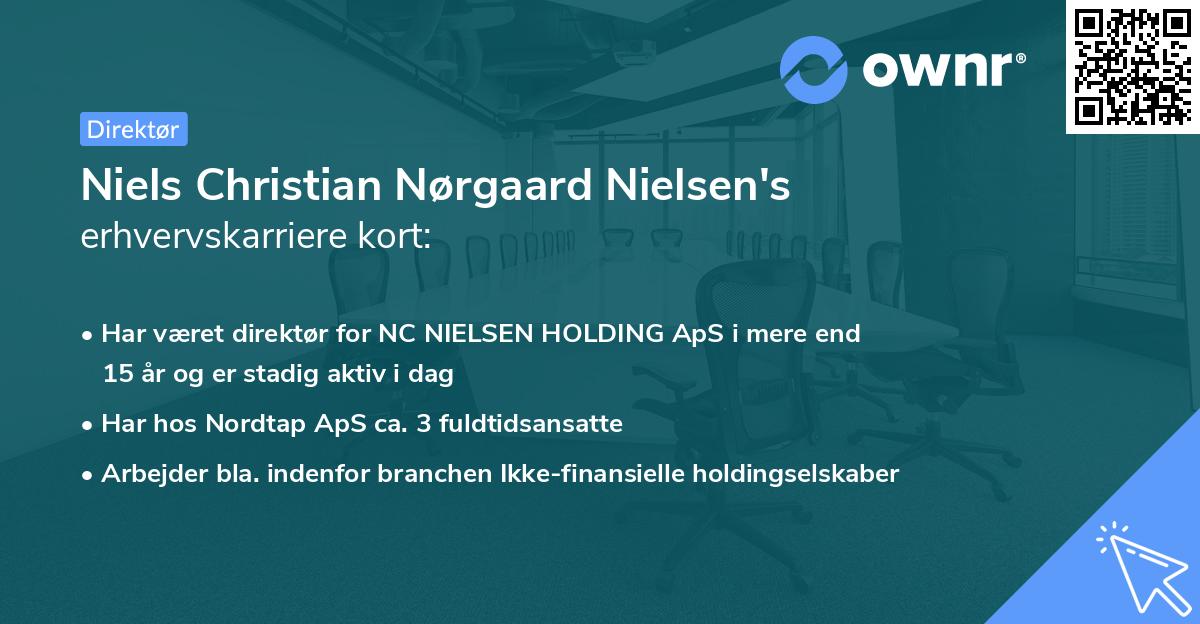 Niels Christian Nørgaard Nielsen's erhvervskarriere kort