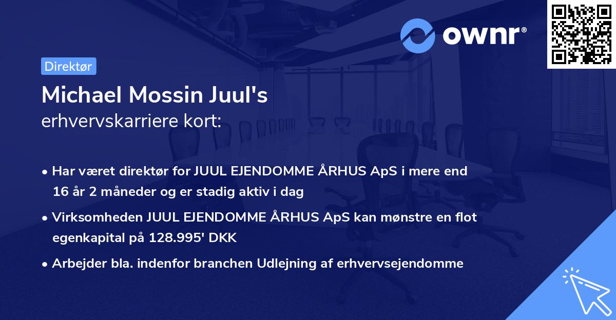 Michael Mossin Juul's erhvervskarriere kort
