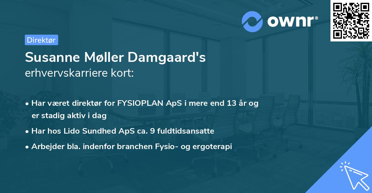Susanne Møller Damgaard's erhvervskarriere kort