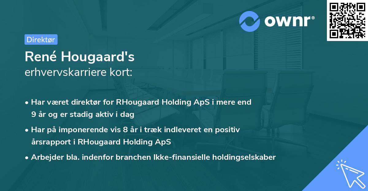 René Hougaard's erhvervskarriere kort