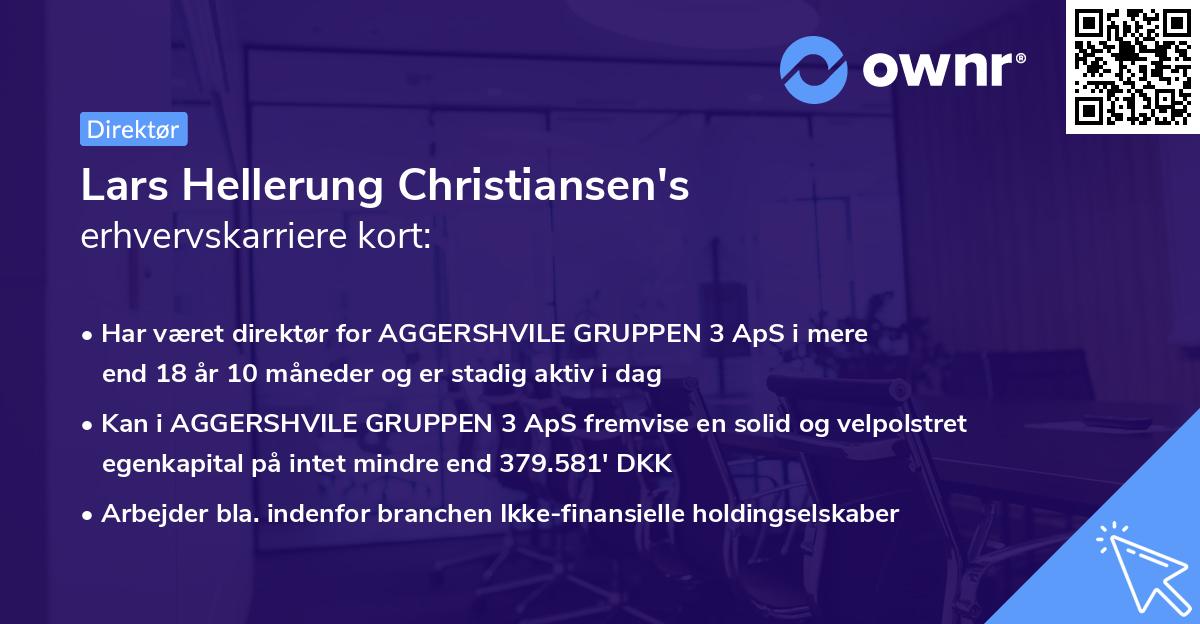 Lars Hellerung Christiansen's erhvervskarriere kort