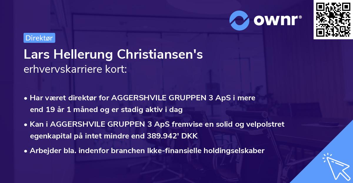 Lars Hellerung Christiansen's erhvervskarriere kort