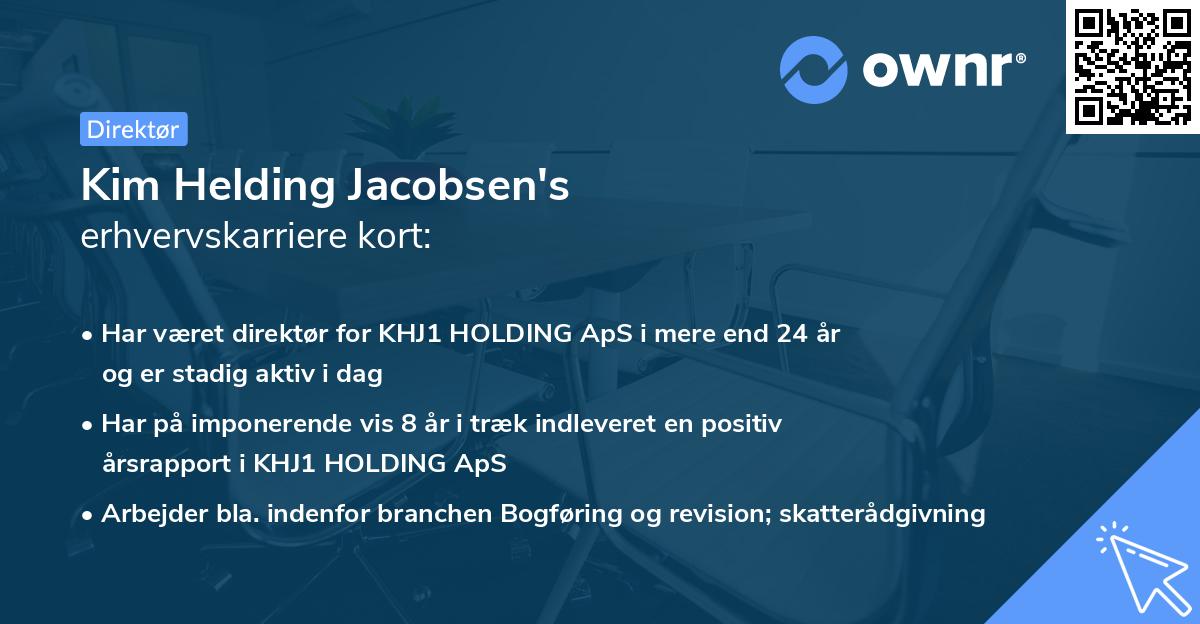 Kim Helding Jacobsen's erhvervskarriere kort