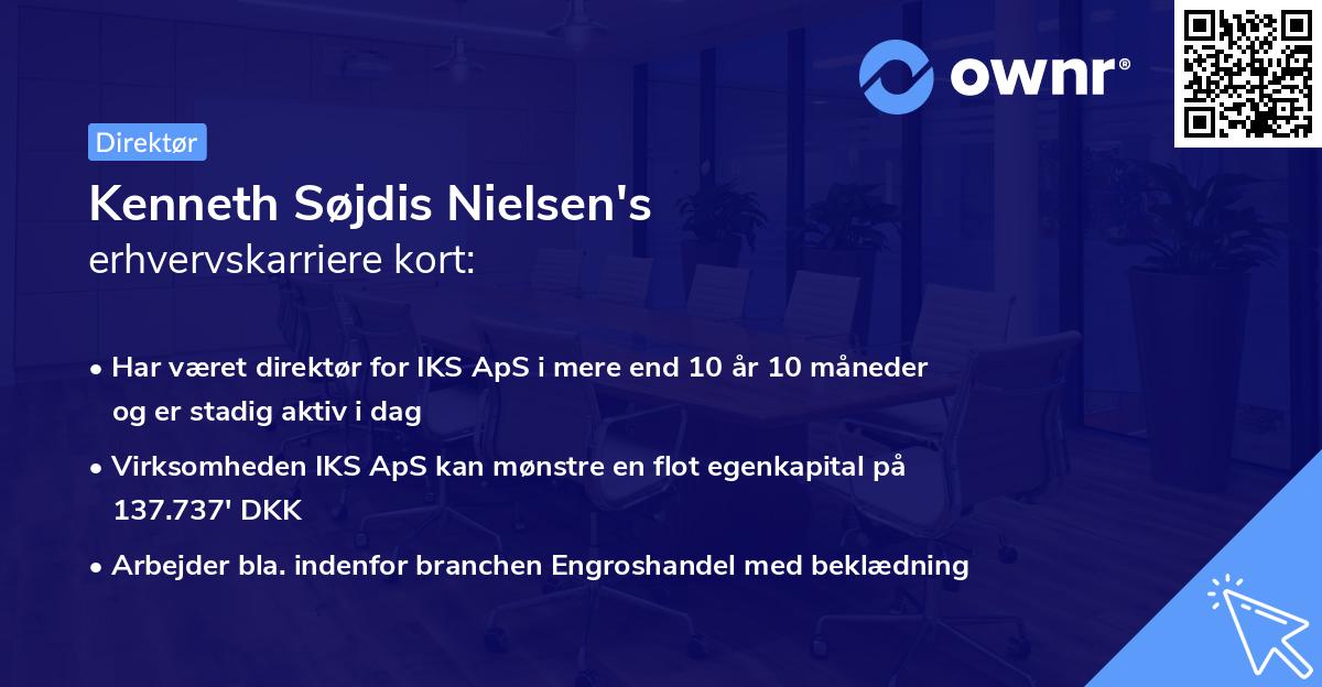 Kenneth Søjdis Nielsen's erhvervskarriere kort