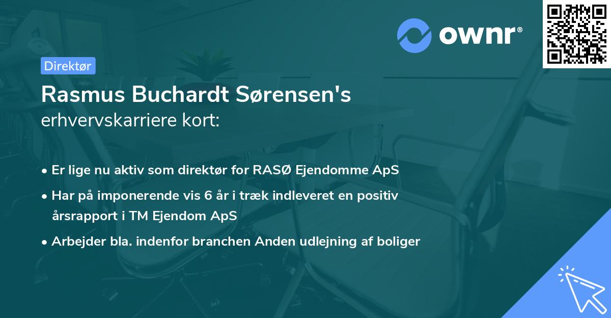 Rasmus Buchardt Sørensen's erhvervskarriere kort