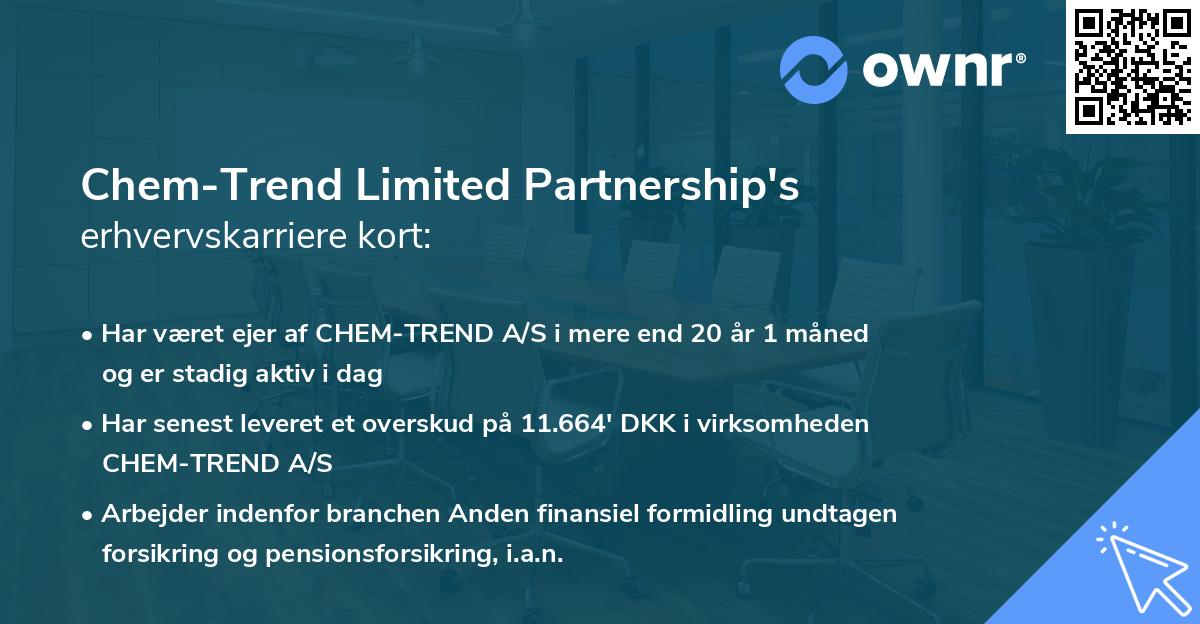 Chem-Trend Limited Partnership's erhvervskarriere kort