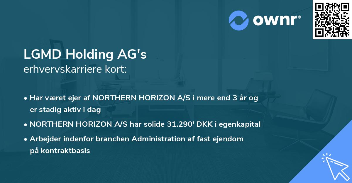 LGMD Holding AG's erhvervskarriere kort