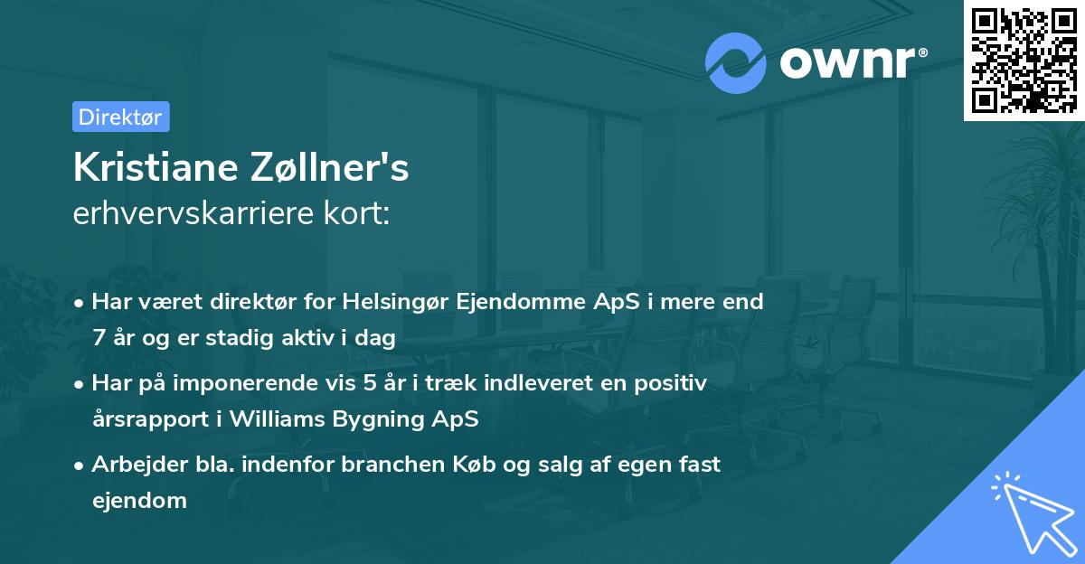 Kristiane Zøllner's erhvervskarriere kort