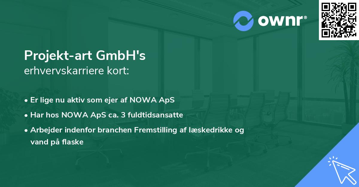 Projekt-art GmbH's erhvervskarriere kort