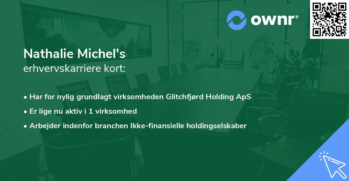 Nathalie Michel's erhvervskarriere kort